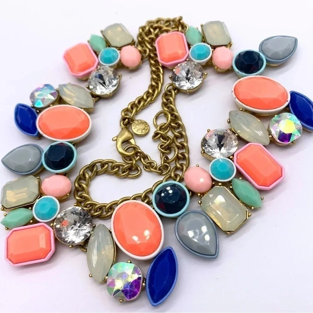 J. Crew Neon Brulee Necklace